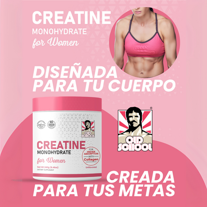 GlutePro® Monohidrato de Creatina para Mujeres