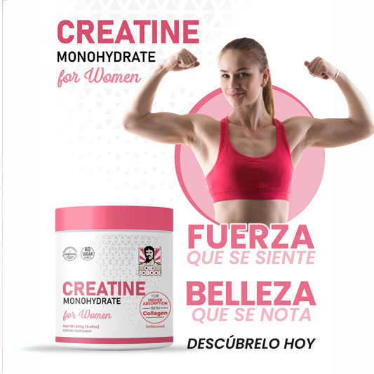 GlutePro® Monohidrato de Creatina para Mujeres